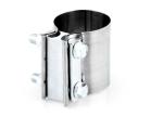Car Part Stainless Steel Exhaust Sleeve Butt Joint Clamp Exhaust Pipe Sleeve
