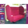 Buy cheap PU Foam Cushion Wood Structure VIP Cinema Seating , Lover Cinema Sofa Chair from wholesalers