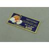Buy cheap Jewelry Clutch Custom Metal Pin Badges , Flat Gold Souvenir Car Metal Badges from wholesalers