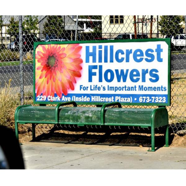 Buy cheap Advertising Showing Anticorrosion 180cm Steel Garden Benches from wholesalers