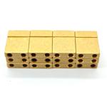Square CNC Brass Parts H59 H62 Brass CNC Turning Parts Micro Machining