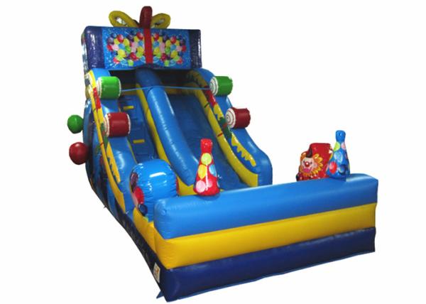 Buy cheap Top inflatable high gift boxes candy colourful inflatable dry standard slide on sale from wholesalers