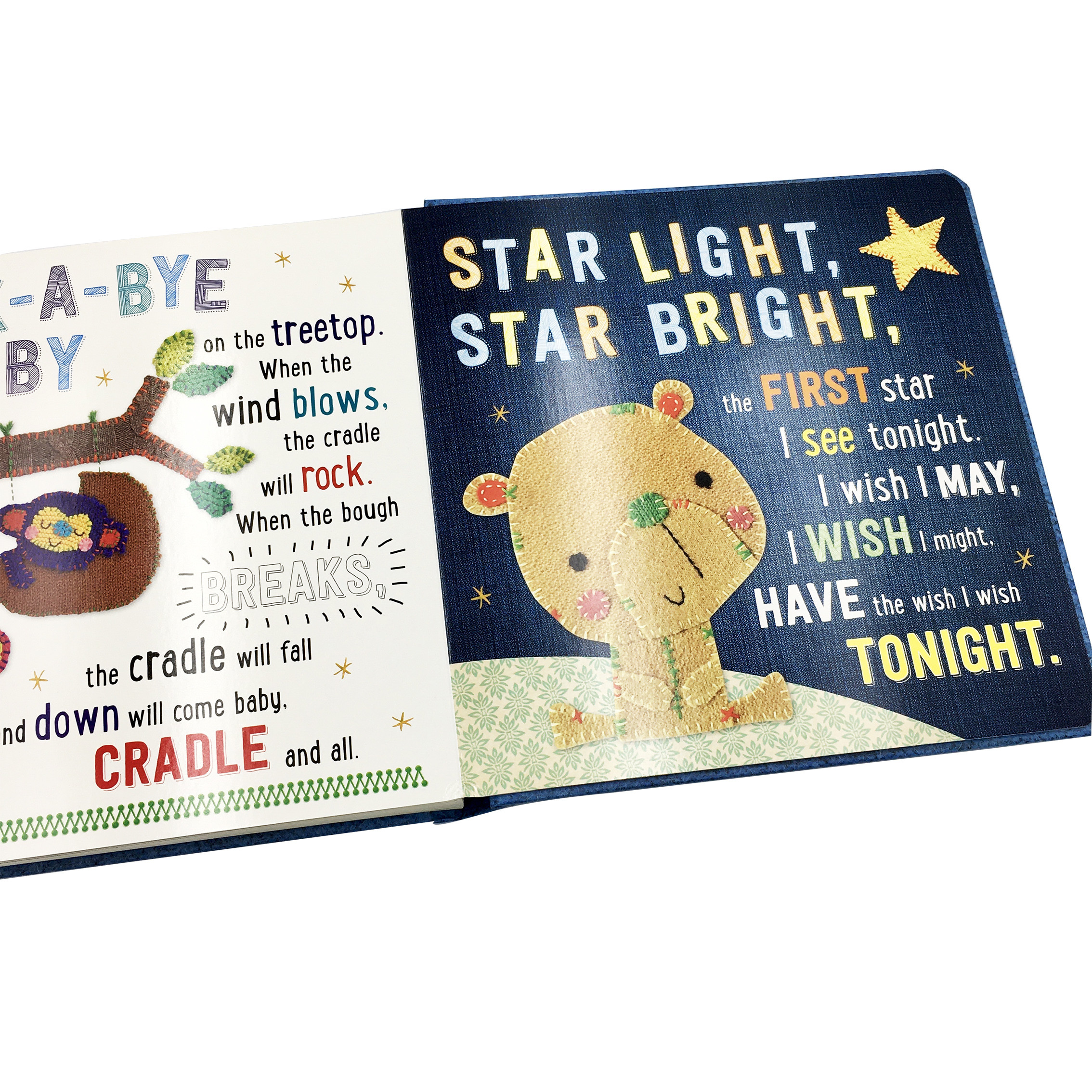 157gsm C1S Book Printing Services Hardcover Color Printing Children 8.25 X 8.25 Inch