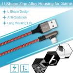 1M 5V 2A iPhone Right Angle USB Cable / Right Angle Lightning To USB Cable