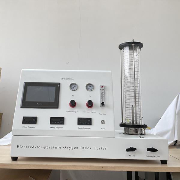 Buy cheap ISO 4589-3 High Temperature Limited Oxygen Index Tester AC220V from wholesalers