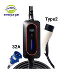 7KW Type 2 EV Charger 32A Portable Mobile EV Charger IEC62196-2