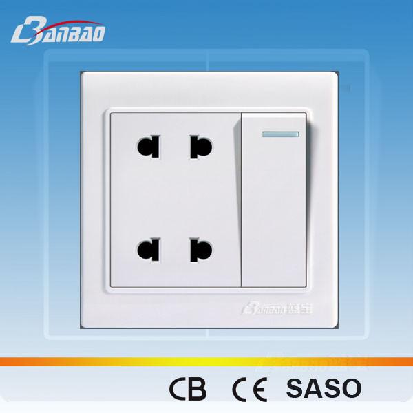 Buy cheap LK4048 4 pin 86 type wall electrical socket from wholesalers
