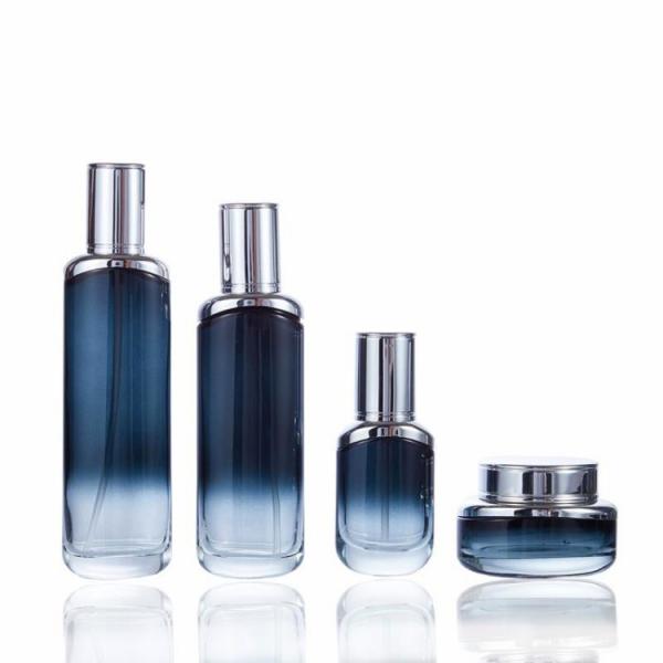 Buy cheap Skin Care Glass Cosmetic Bottles 40ml 100ml 120ml Pump Bottles Cream Bottles Various Silkscreen Printing from wholesalers