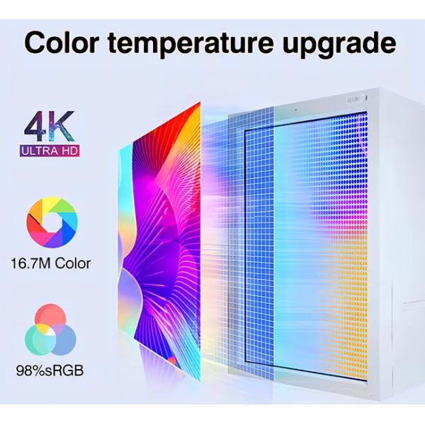 Touch Sensitive Transparent LCD Display Clear LCD Display For Museums