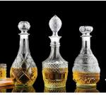 Suitable for whiskey and foreign wine bottle containers, standard carved