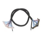 EDP Lvds Edp Cable Assembly Hirose DF14-25S-1.25C ISO14001 1.25mm Pitch