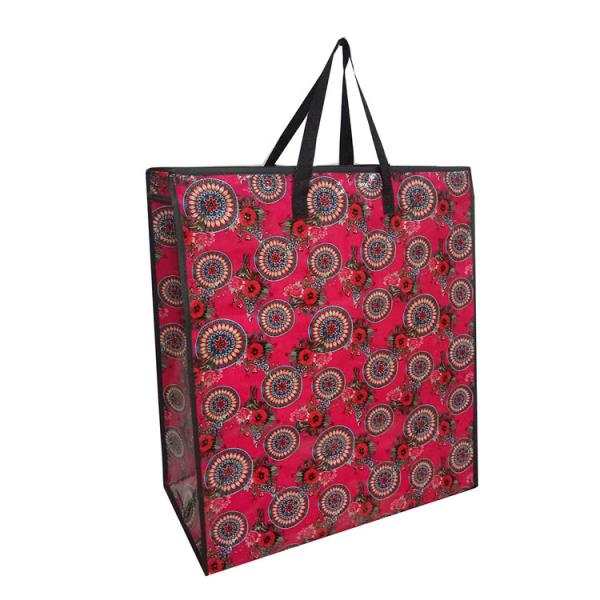 Quality Weight Capacity Up To 20kg Printed Woven Bags Pp Woven Bag For Grocery Packaging for sale
