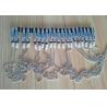Buy cheap High top quality napkin holder dental bib crocodile clip flexible metal silver ball chain from wholesalers