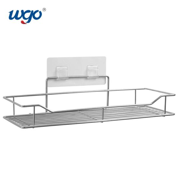 Buy cheap ROHS SGS Damage Free Stainless Steel Shower Caddies Self Metal PVC Material from wholesalers