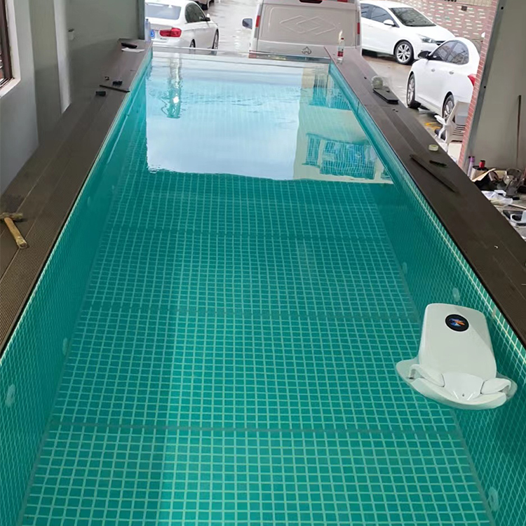 Rise Interior Fiberglass Portable Spa and Swimming Pool with Polymer Material Panels