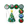 Buy cheap 3D DIY Felt Christmas Tree With Ornaments Kids Toys Christmas Party Decoration from wholesalers