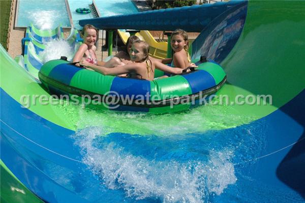 Buy cheap Fiberglass Rainbow Multi Water Slide Large Aqua Water World Customized Height from wholesalers