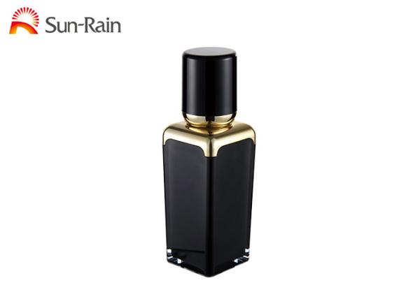 Buy cheap Small Sqaure Flat Lotion Pump Bottle , Acrylic Cosmetic Face Cream Bottle SR-2261 from wholesalers