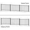 Buy cheap Metal Picket Ornamental Iron Wrought Fence Galvanized 8ft 7ft from wholesalers