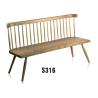Buy cheap America style solid wood 3 seater Windsor sofa furniture from wholesalers