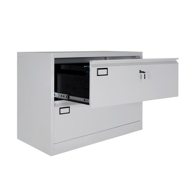 Buy cheap 2 Wide Drawer Lateral Hanging File Cabinet Steel Office Furniture from wholesalers