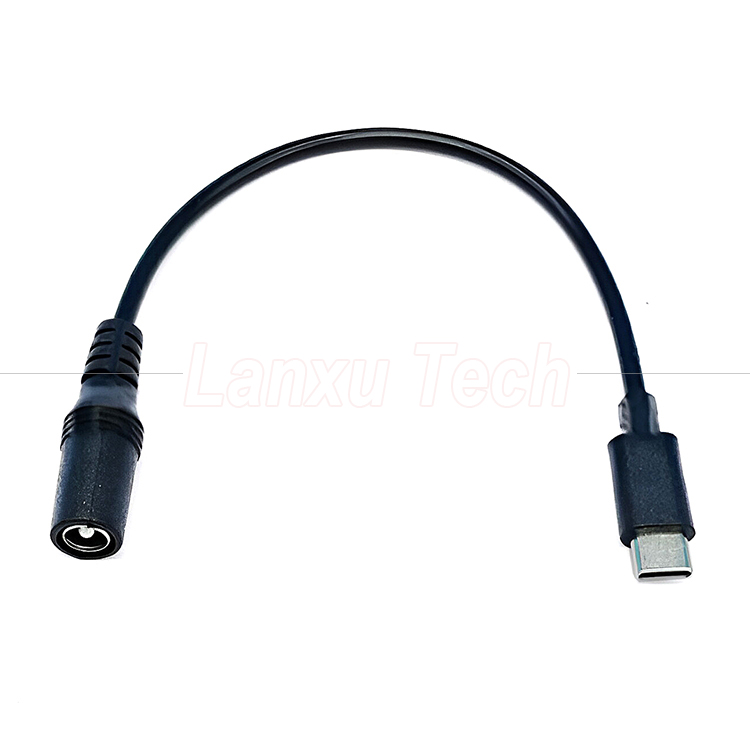 Micro USB Male to DC 3.5x1.35mm Female Jack Power Extension Cable for Fans LED Strips
