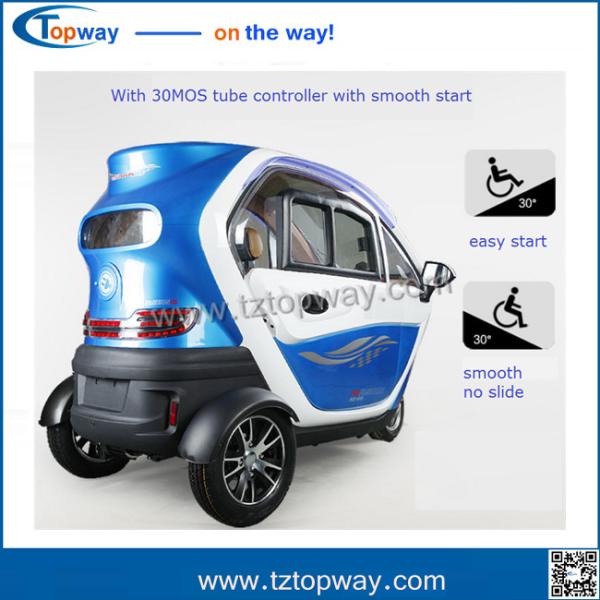 Buy cheap battery operated electric tricycle passenger scooter city 3 Wheel closed Handicapped from wholesalers
