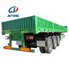 Buy cheap Mechanical Suspension Drop Side Board Sidewall Flatbed Trailer /Side wall truck trailer from wholesalers