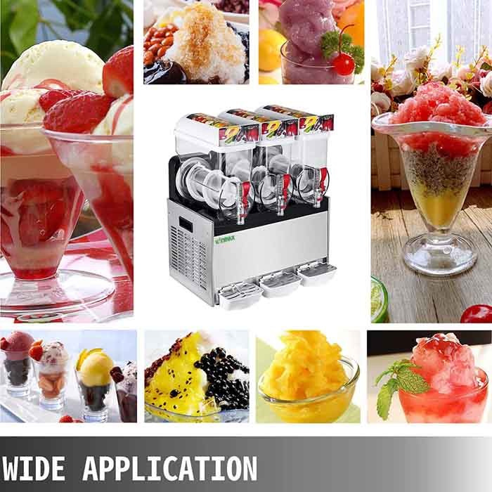 Smoothie Maker Margarita Slush Machine 110V 15L*2 Tank Frozen Drink