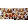 Buy cheap 3M Vintage wedding birthday party decoration Chic burlap linen lace jute garland bunting banner from wholesalers