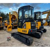 Buy cheap Japan 5 tons of second-hand mini strong power Komatsu crawler excavator PC55MR. product