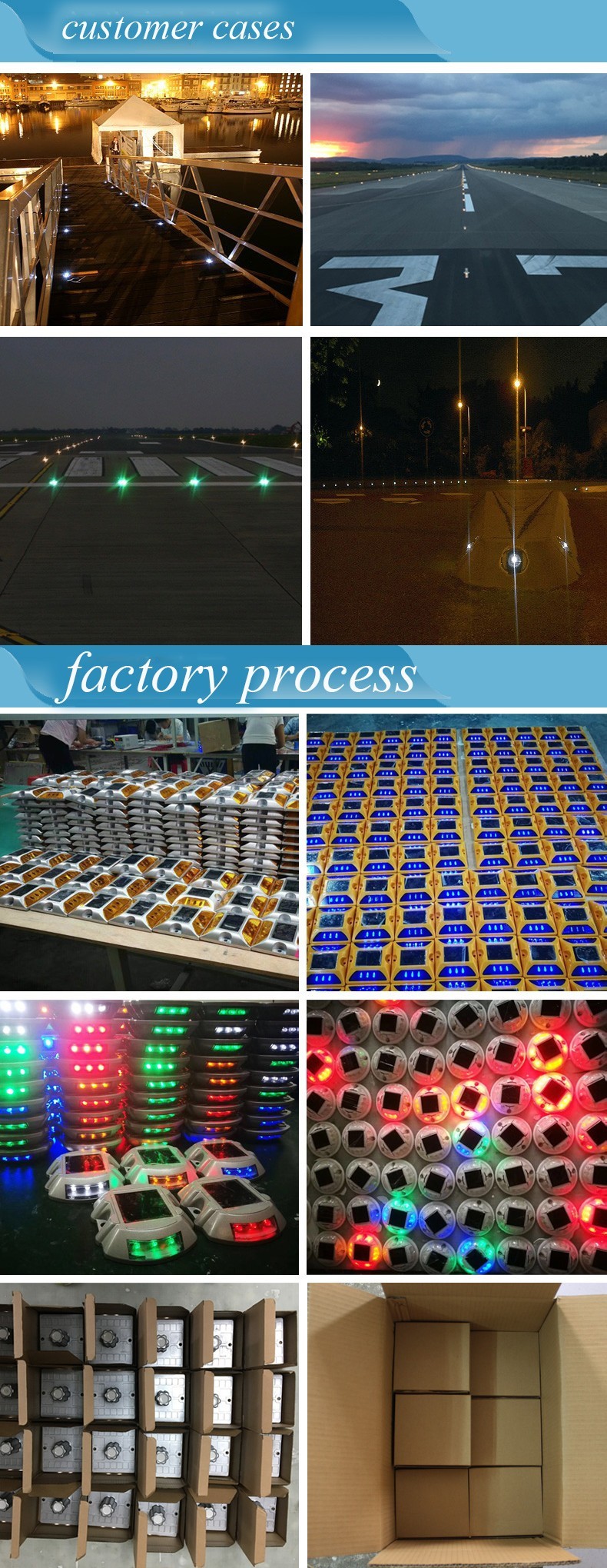 Traffic Warning Marker Light Warning Safety Sign Road Studs Solar Dock Deck Outdoor Flashing Lights