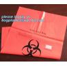 Buy cheap Biohazard medical waste bag yellow plastic draw tape bag, promotional medical bags, madical biohazard bags, bagplastics from wholesalers