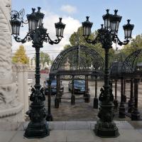 Buy cheap Garden Lamp Cast Iron Light Poles Antique Outdoor/Indoor Street Decorative product