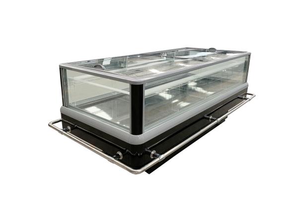 Buy cheap Sliding Door Commercial Refrigerator Supplier With Stainless Steel Pipe Bumper from wholesalers