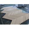 Buy cheap 2 Ply Herringbone Parquet Oak Wood Flooring To Italy, 500 x 50MM from wholesalers