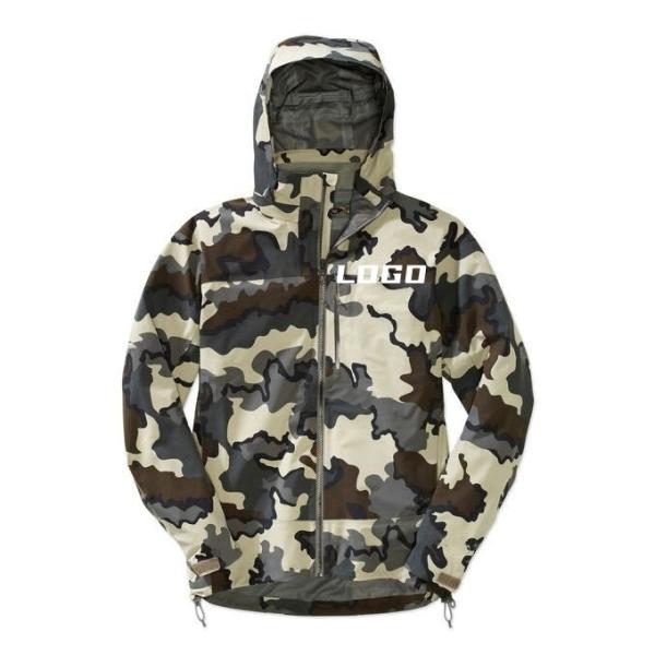 Buy cheap Custom Men lightweight jacket Waterproof Breathable Camouflage Fishing Rain Jacket Outdoor Camo Hunting Jacket from wholesalers