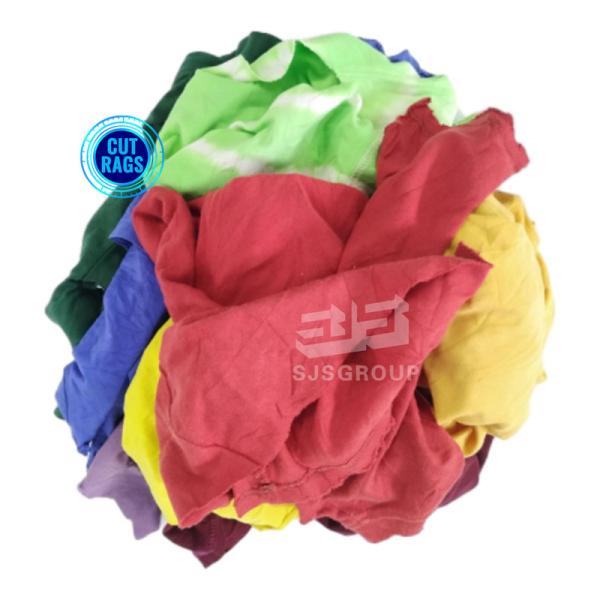 Buy cheap IMPA 232909 High Cotton recycled dark mixed coloured t shirt rags cleaning cloth marine wiping cloth 10kg from wholesalers