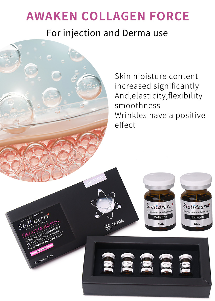 High Quality Skin Booster Eye Whitening And Lifting Liquid Injection Serum Set Customization With 5ml Volume