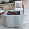 Buy cheap 600mm Indoor Stainless Steel Smokeless Square Natural Gas Fire Pit Table from wholesalers