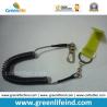 Buy cheap Yellow Spring Coil Steel Lanyard W/Oval Metal Hook from wholesalers