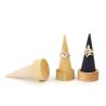 Buy cheap Compact Cone Shaped Wooden Bracelet Display Stand for Bangle Watch Exhibition from wholesalers