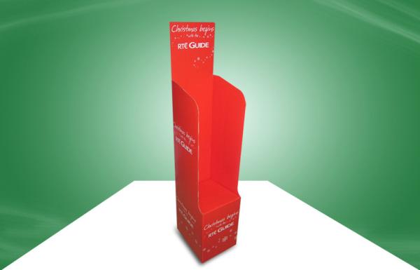 Buy cheap Offset Printing POS Cardboard Displays , Red Christmas Gift Cardboard Display from wholesalers