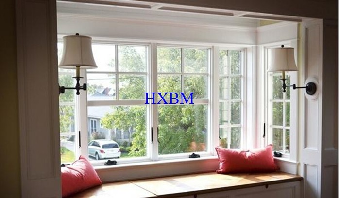 Heat Preservation White Upvc Windows , Energy Saving Upvc French Windows
