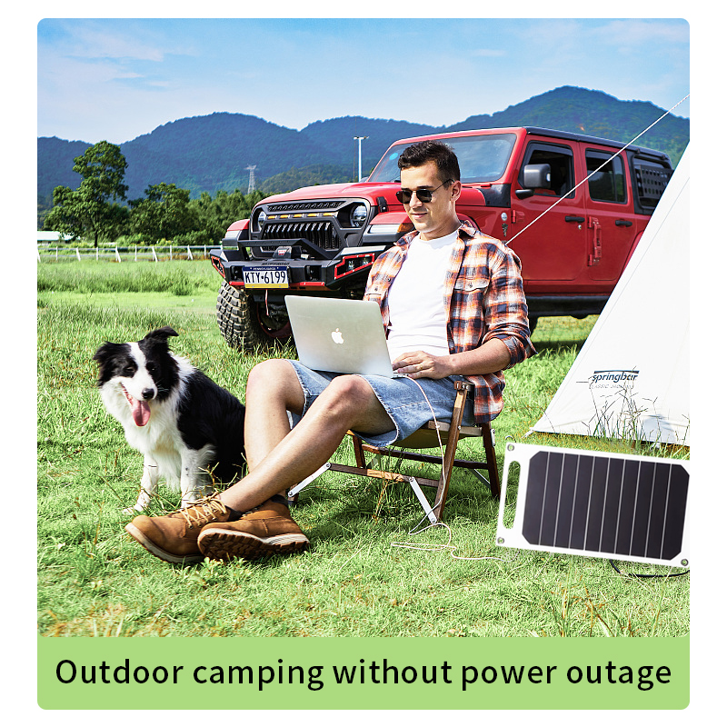 Outdoor Mobile Phone Charging 5v 2w Mini Solar Panel With USB Output And Efficiency