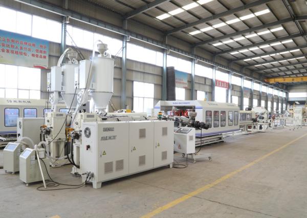 Buy cheap PP PE PVC Plastic cable protection Corrugated Pipe Extrusion Line With High Speed from wholesalers