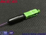 6cm SC/APC Fiber Optic Fast Connector field installable fiber optic connector