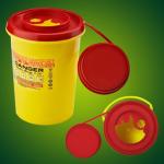 Plastic Waste Disposal Yellow Sharps Box R0.7/0.7L , Medical Supplies Sharps