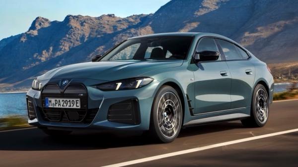 Pure Electric Vehichle High Performace 450km Range BMW I4 Acceleration 0-100km/h