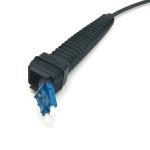 NSN Boot Waterproof Fiber Patch Cord Connectors 90 Degree DLC Connector